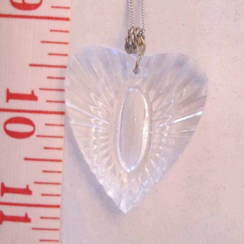 Vintage Waterford Heart Necklace - Picture 3 of 3